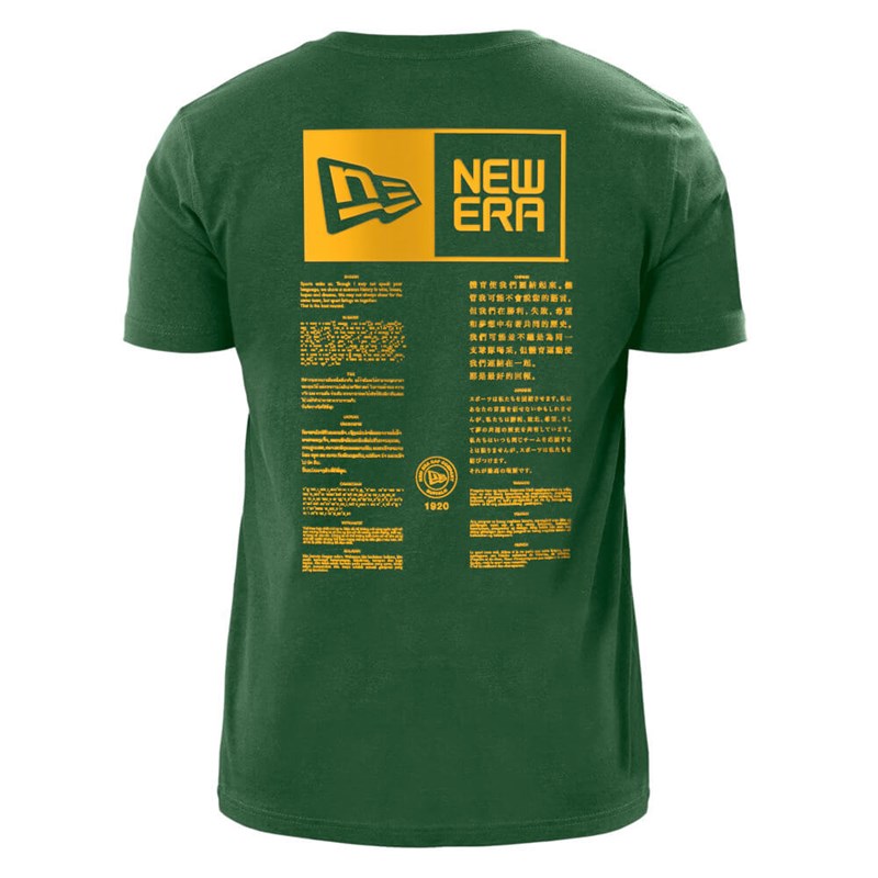 Camiseta New Era Bay Packers X Alpha Industries Verdes | SG1378950