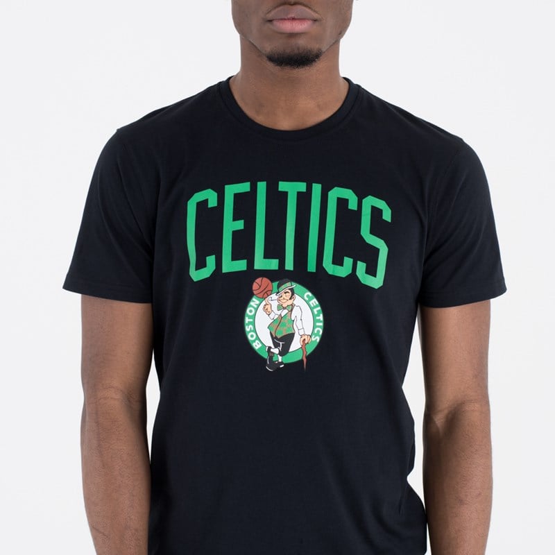 Camiseta New Era Boston Celtics Team Logo Negros | BS6751398