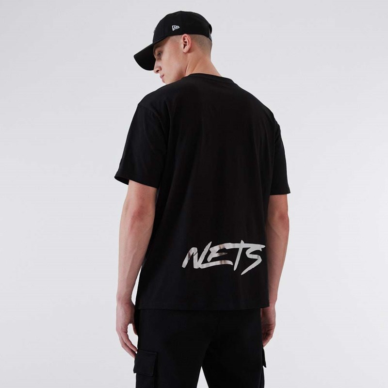 Camiseta New Era Brooklyn Nets NBA Negros | VM9043568