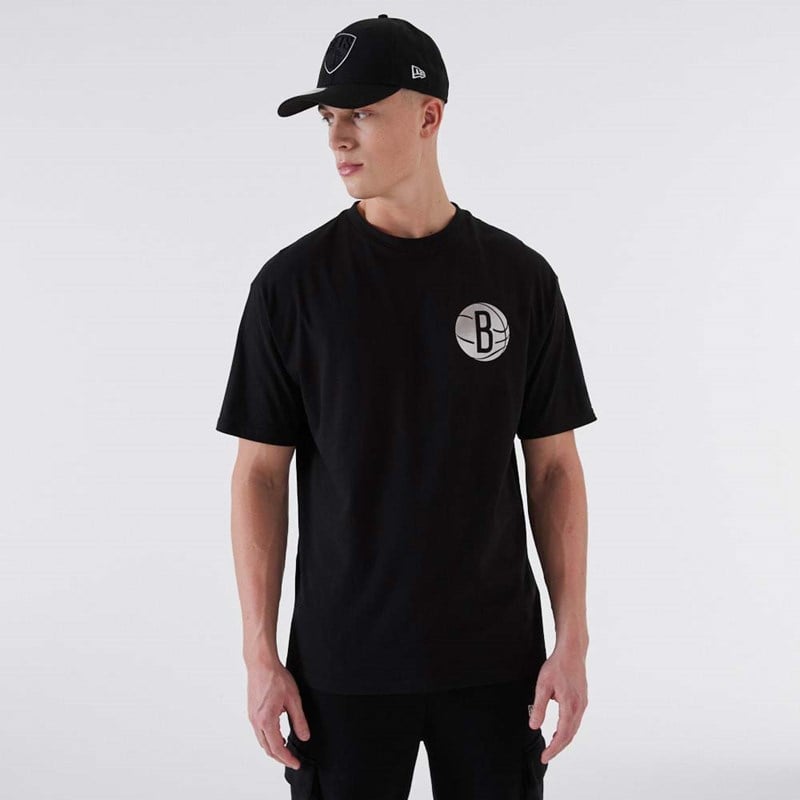 Camiseta New Era Brooklyn Nets NBA Negros | VM9043568