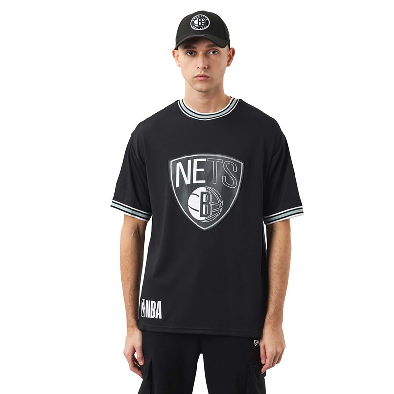 Camiseta New Era Brooklyn Nets NBA Team Logo Negros | BL9036518