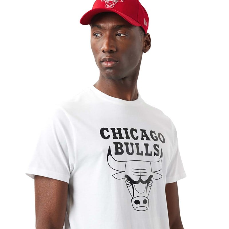 Camiseta New Era Chicago Bulls NBA Foil Blancos | SF4902531