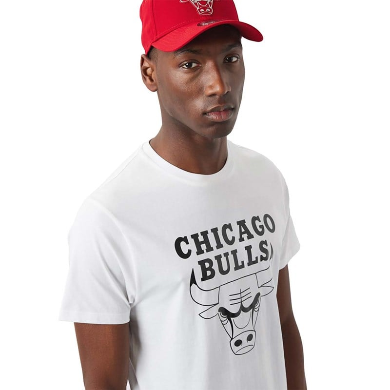 Camiseta New Era Chicago Bulls NBA Foil Blancos | SF4902531