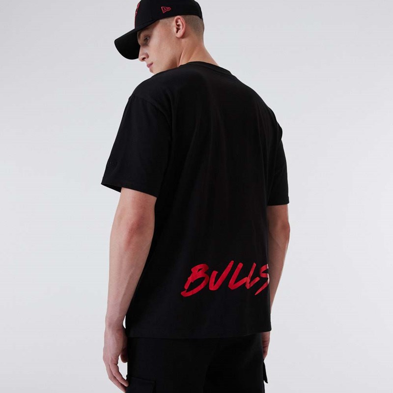 Camiseta New Era Chicago Bulls NBA Negros | UO0291458