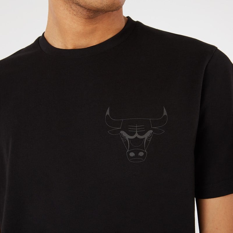 Camiseta New Era Chicago Bulls Reflective Negros | JQ6921748