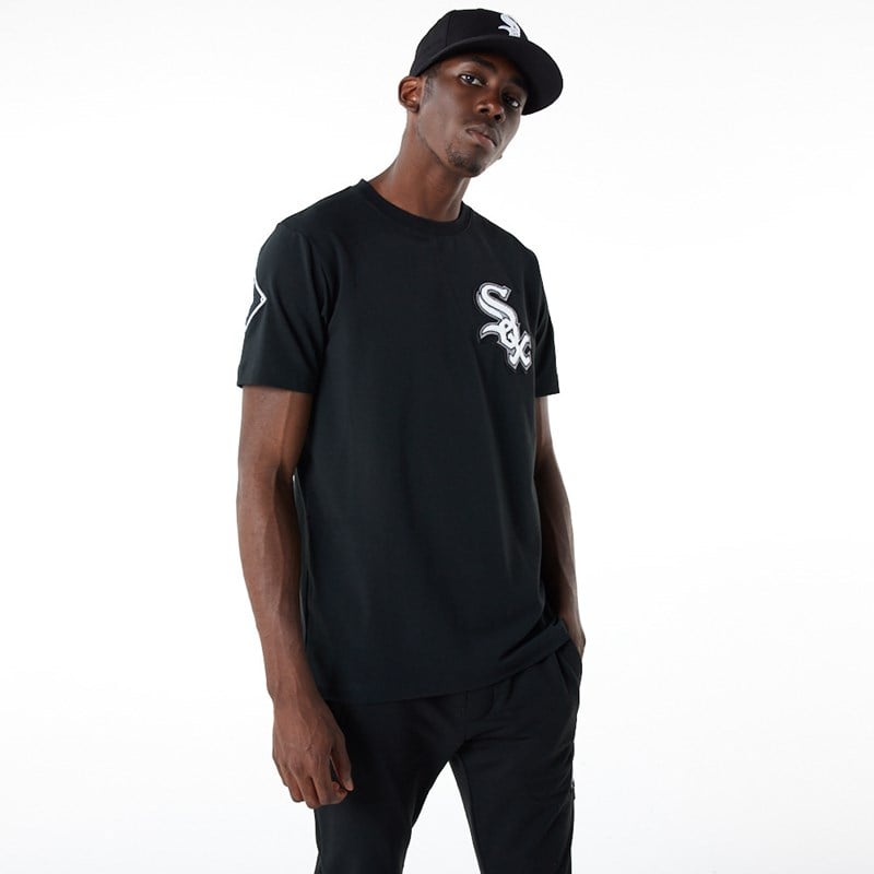 Camiseta New Era Chicago Sox MLB Logo Select Negros | UI5837601