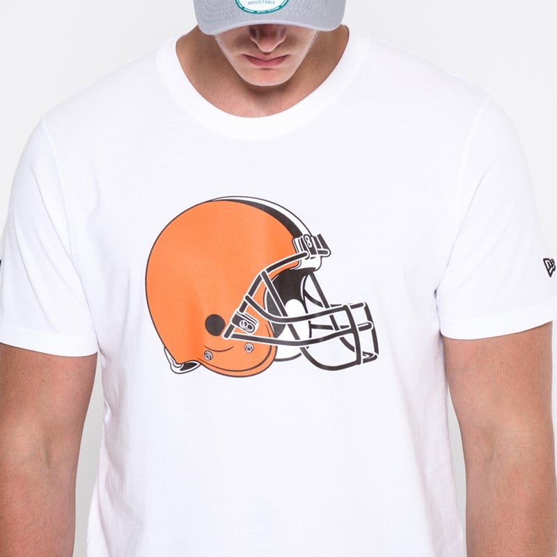 Camiseta New Era Cleveland Browns NFL Team Logo Blancos | JX8604312