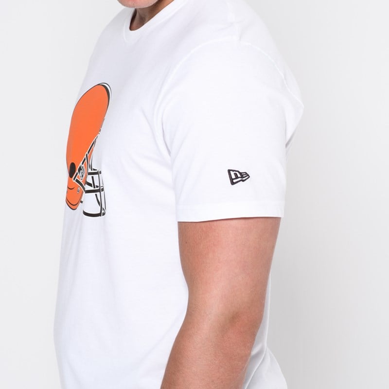 Camiseta New Era Cleveland Browns NFL Team Logo Blancos | JX8604312