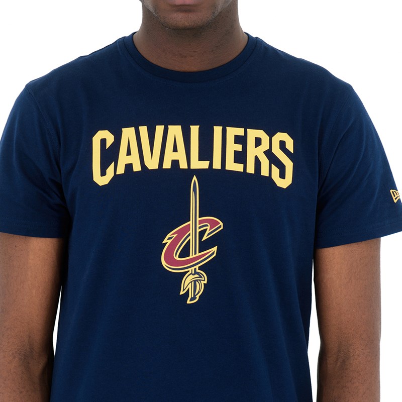 Camiseta New Era Cleveland Cavaliers NBA Logo Azules | AQ6528397