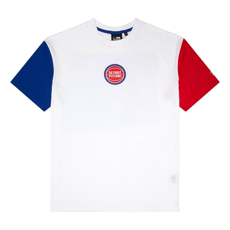 Camiseta New Era Detroit Pistons NBA Paris Games Blancos | JX7980254