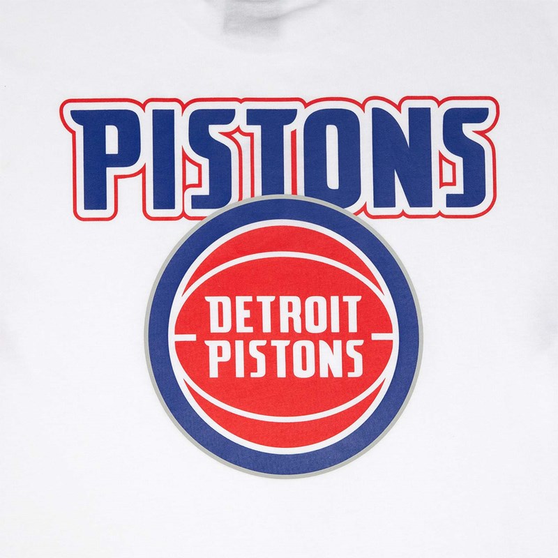 Camiseta New Era Detroit Pistons NBA Paris Games Blancos | JX7980254