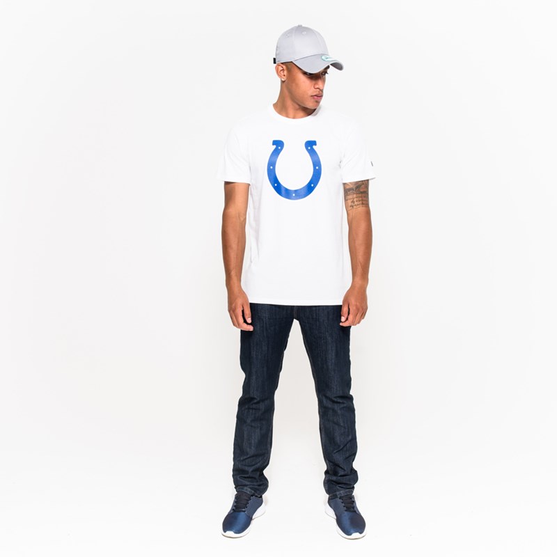 Camiseta New Era Indianapolis Colts Team Logo Blancos | PS0197546