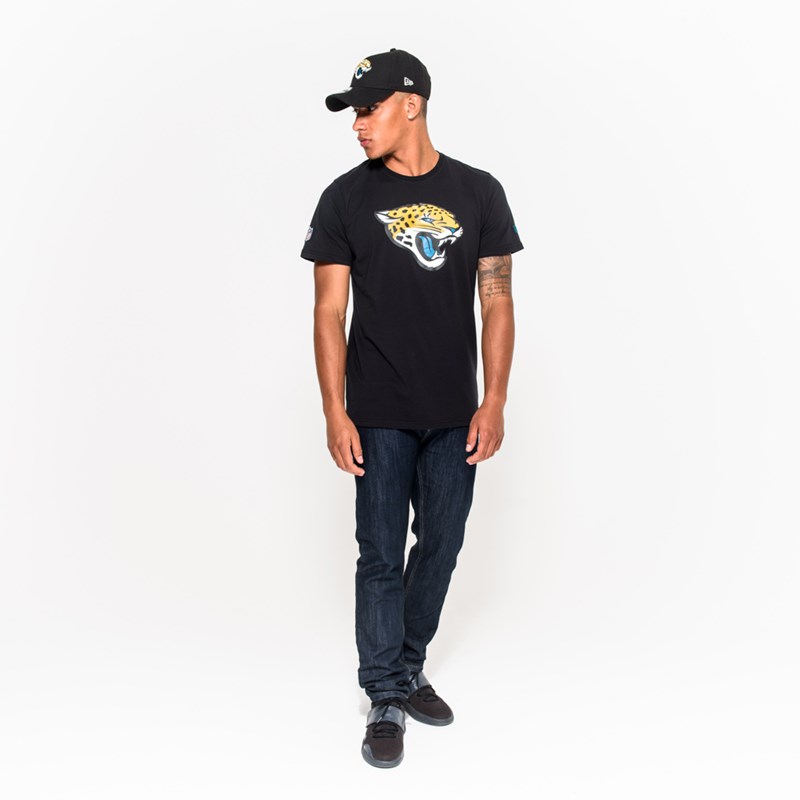 Camiseta New Era Jacksonville Jaguars Team Logo Negros | NW2576839