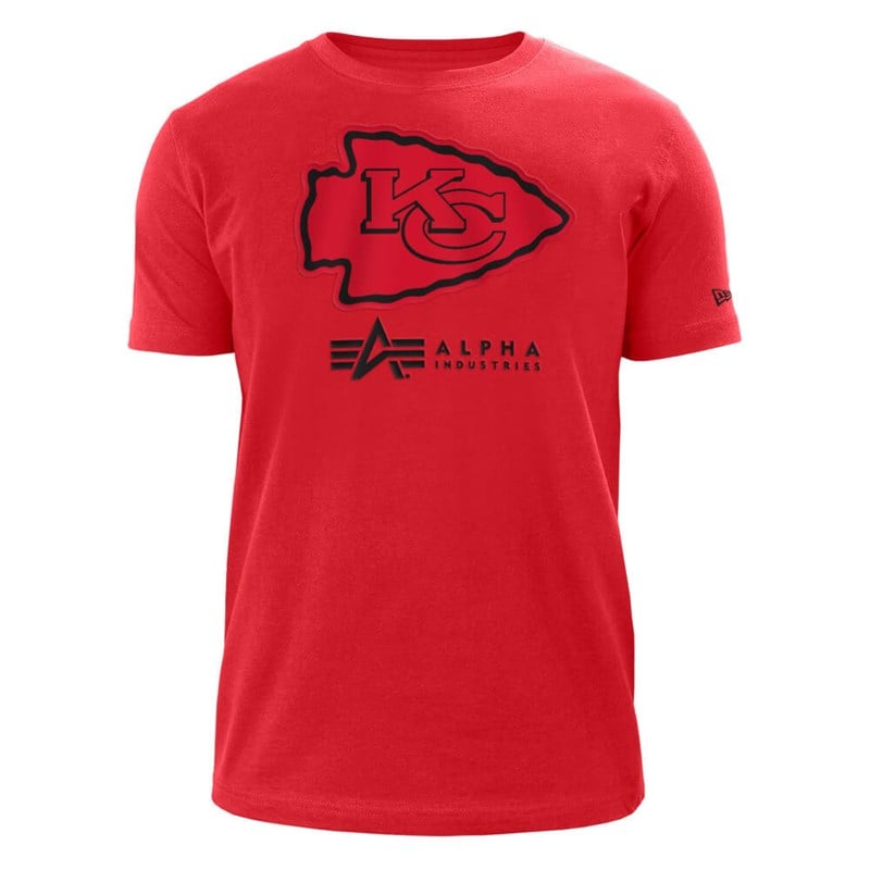 Camiseta New Era Kanas City Chiefs X Alpha Industries Rojos | TX7384619