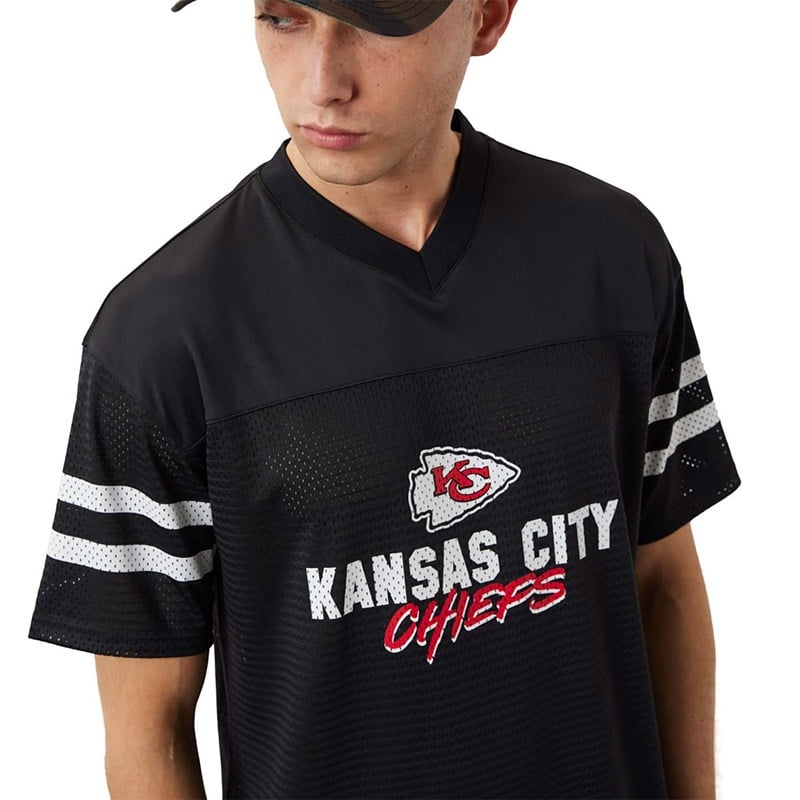 Camiseta New Era Kansas City Chiefs NFL Script Jersey Negros | AD4398126