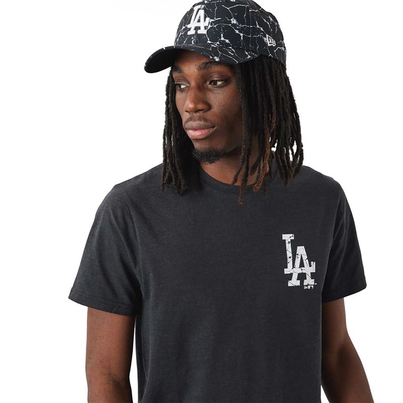 Camiseta New Era La Dodgers Logo Infill Grises | AV1706485