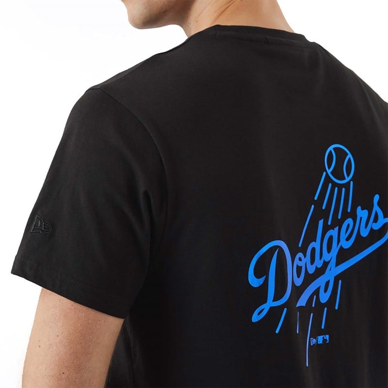 Camiseta New Era La Dodgers MLB Foil Negros | JH3847016