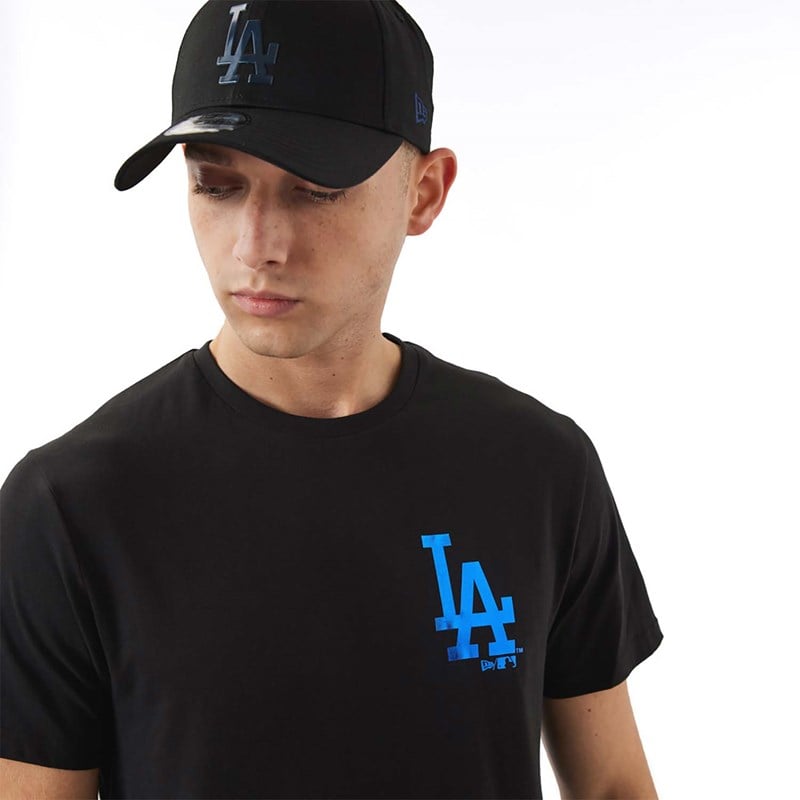 Camiseta New Era La Dodgers MLB Foil Negros | JH3847016