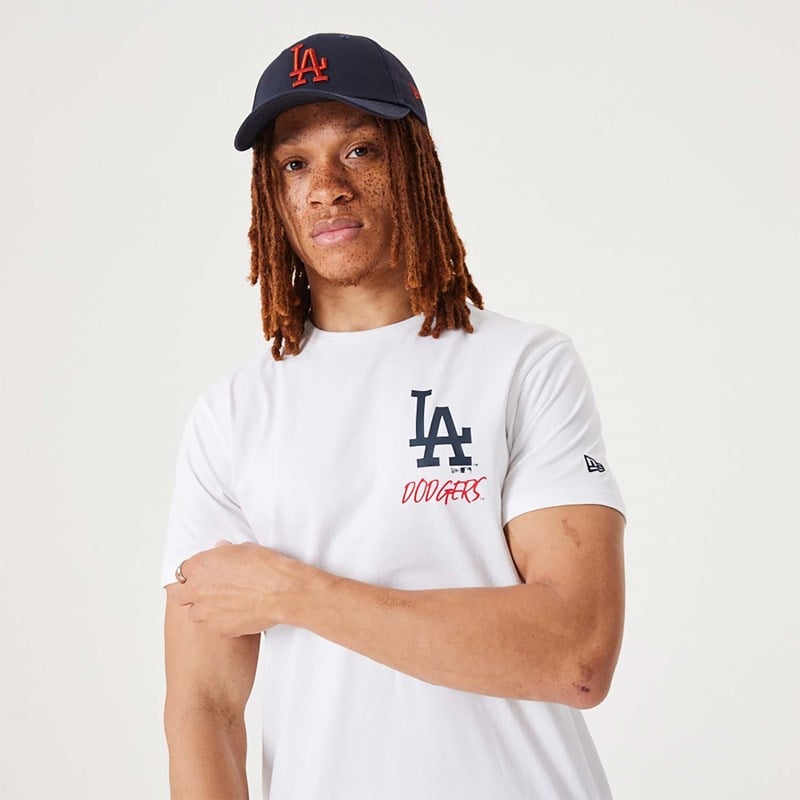 Camiseta New Era La Dodgers MLB Team Logo Estampados Blancos | OL8569473