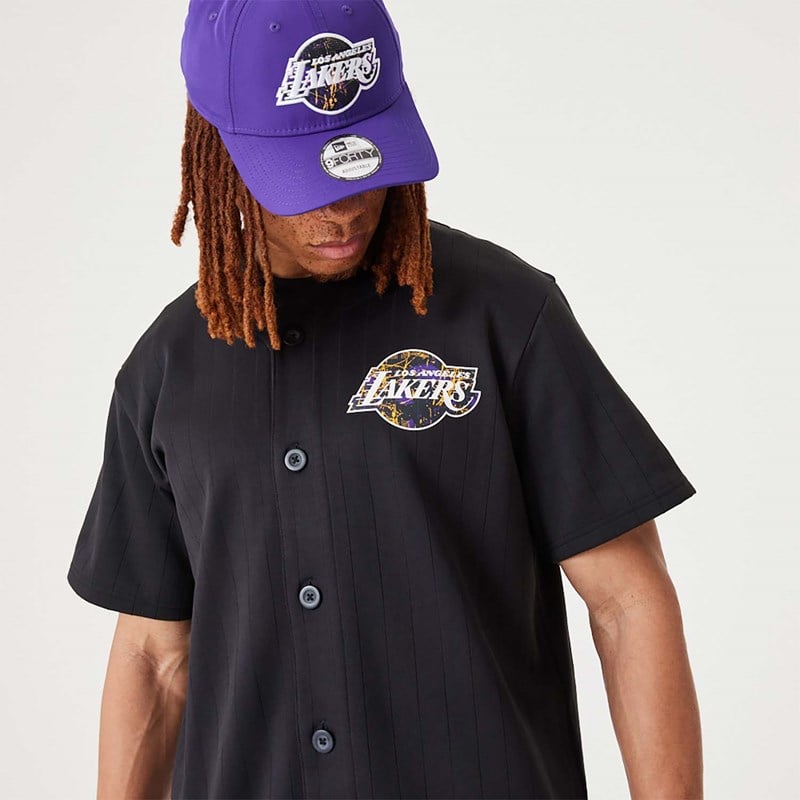 Camiseta New Era La Lakers NBA Infill Team Logo Jersey Negros | MP9860741