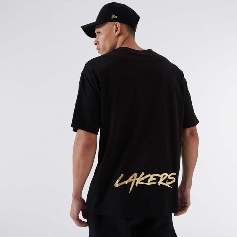 Camiseta New Era La Lakers NBA Negros | UB2564138