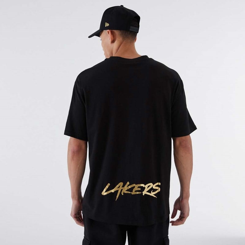 Camiseta New Era La Lakers NBA Negros | UB2564138