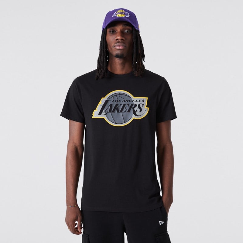 Camiseta New Era La Lakers NBA Outline Logo Negros | FH3815746