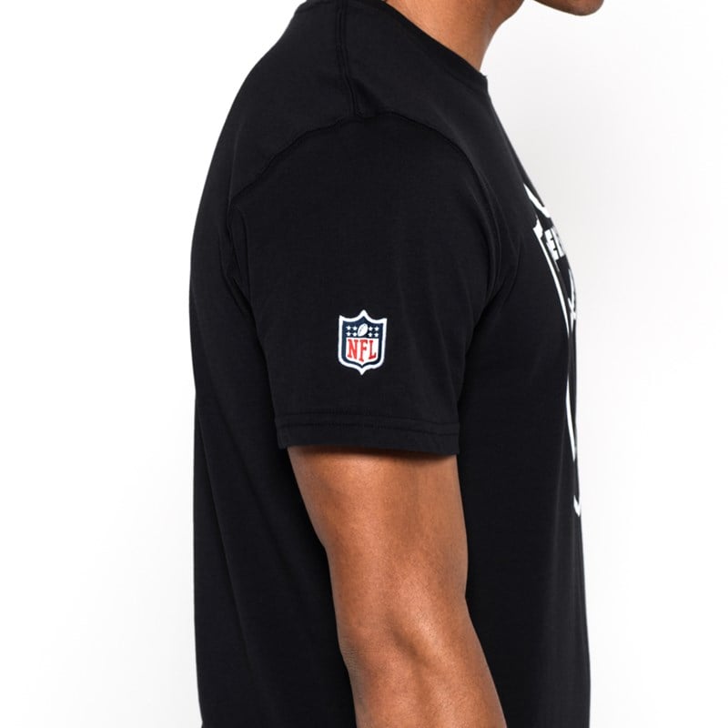 Camiseta New Era Las Vegas Raiders Team Logo Negros | KV9678125