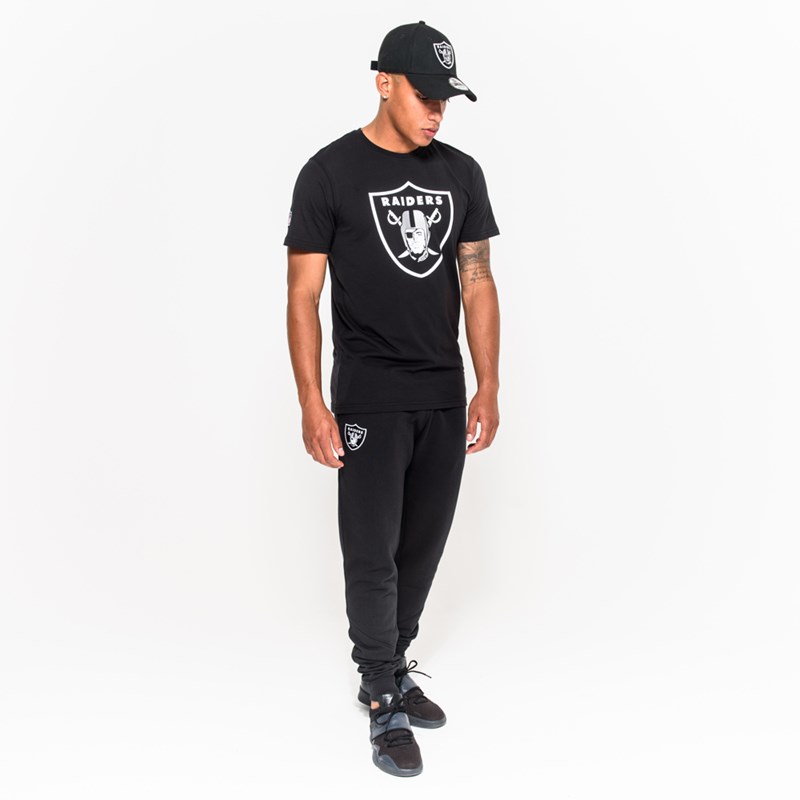 Camiseta New Era Las Vegas Raiders Team Logo Negros | KV9678125