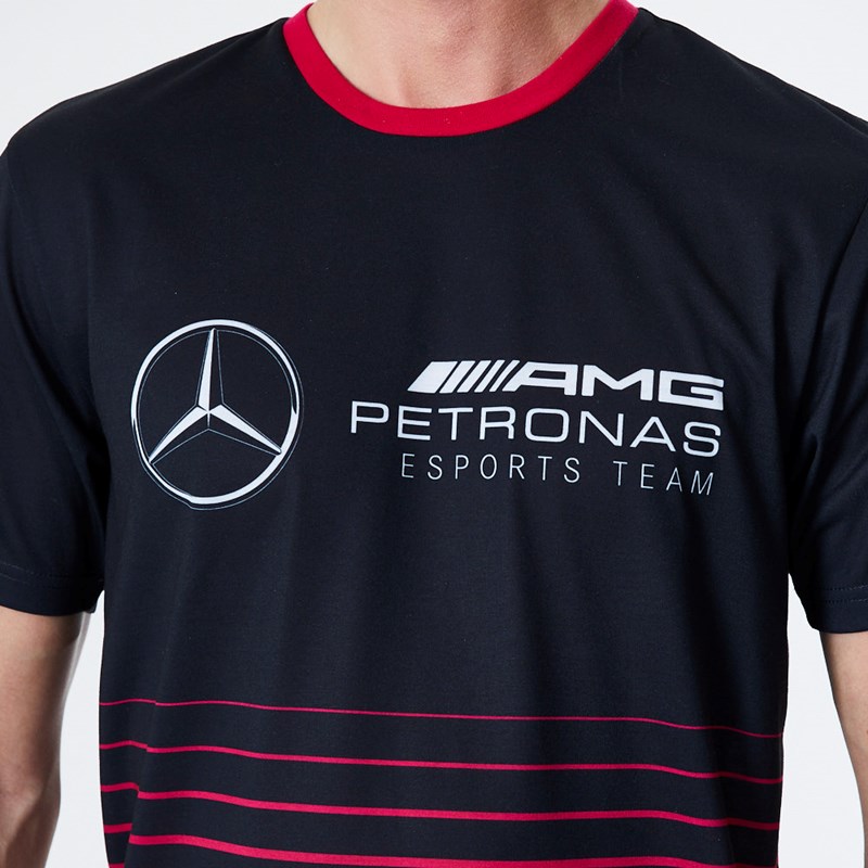 Camiseta New Era Mercedes-amg Petronas Esports Team Negros | SP7638240