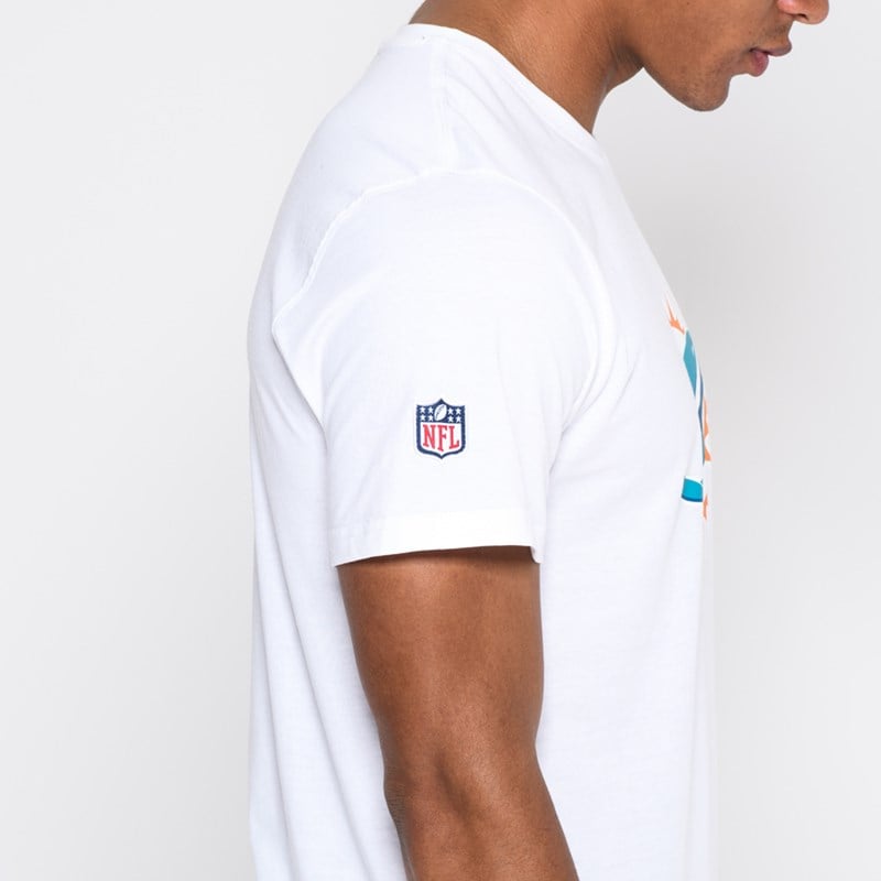 Camiseta New Era Miami Dolphins Team Logo Blancos | SI3475901