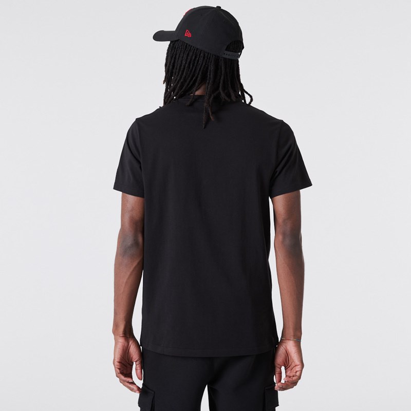 Camiseta New Era NBA Logo Outline Negros | FV6789302