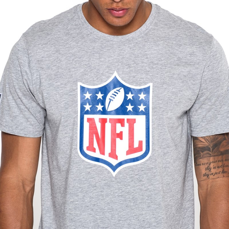 Camiseta New Era NFL Logo Grises | JZ6490523