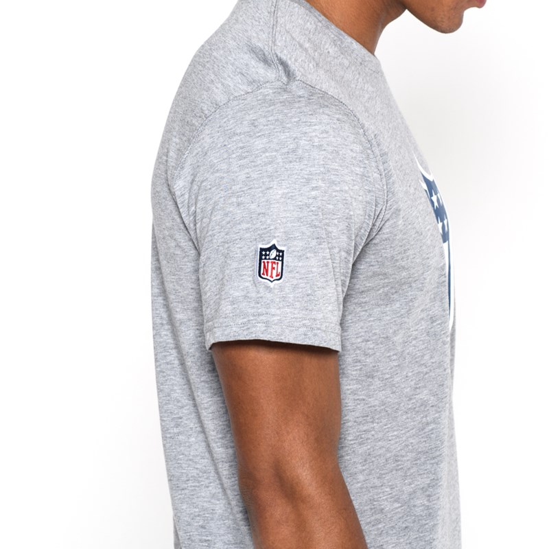 Camiseta New Era NFL Logo Grises | JZ6490523