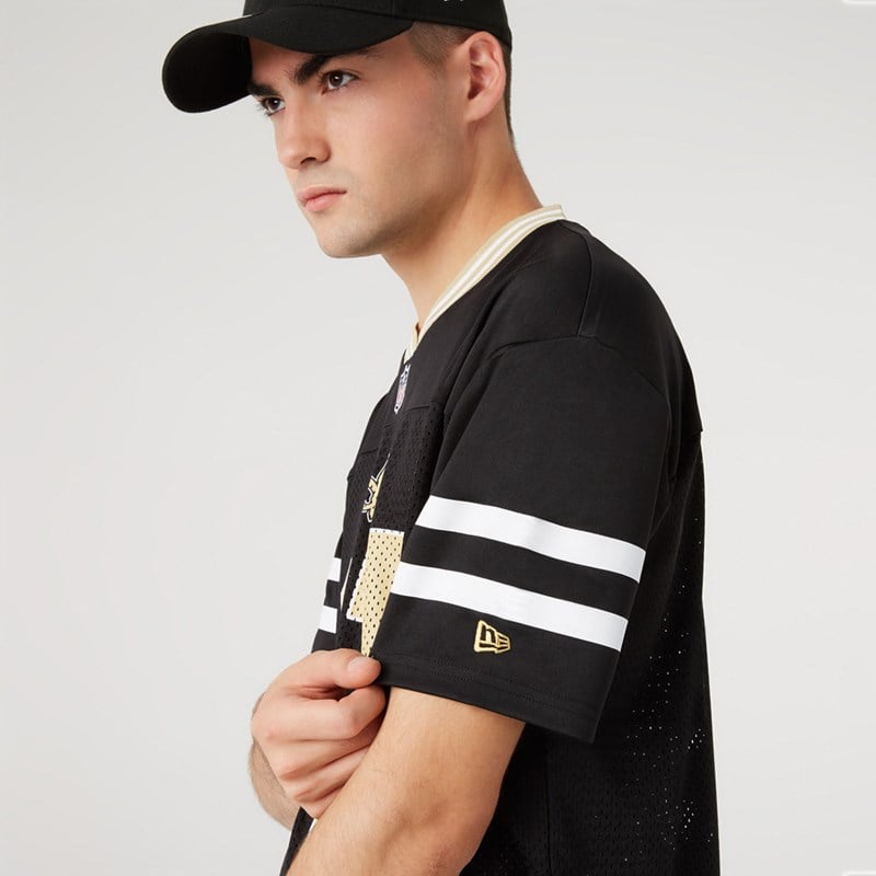 Camiseta New Era New Orleans Saints Oversized Jersey Negros | QN7960432