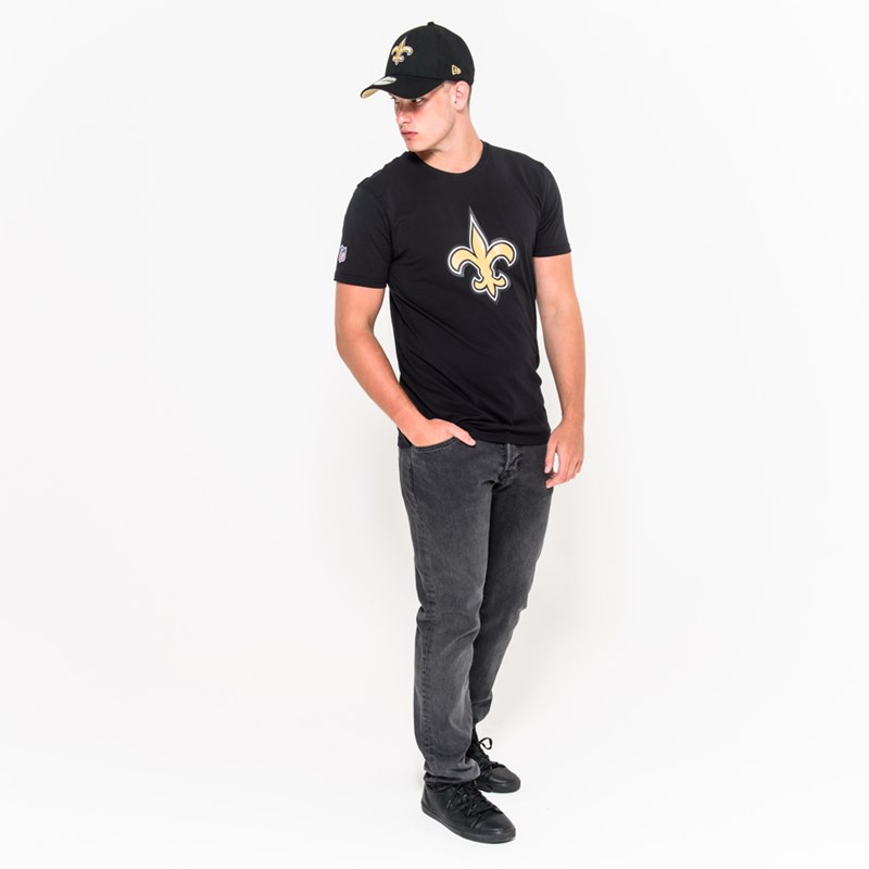 Camiseta New Era New Orleans Saints Team Logo Negros | LH4538027