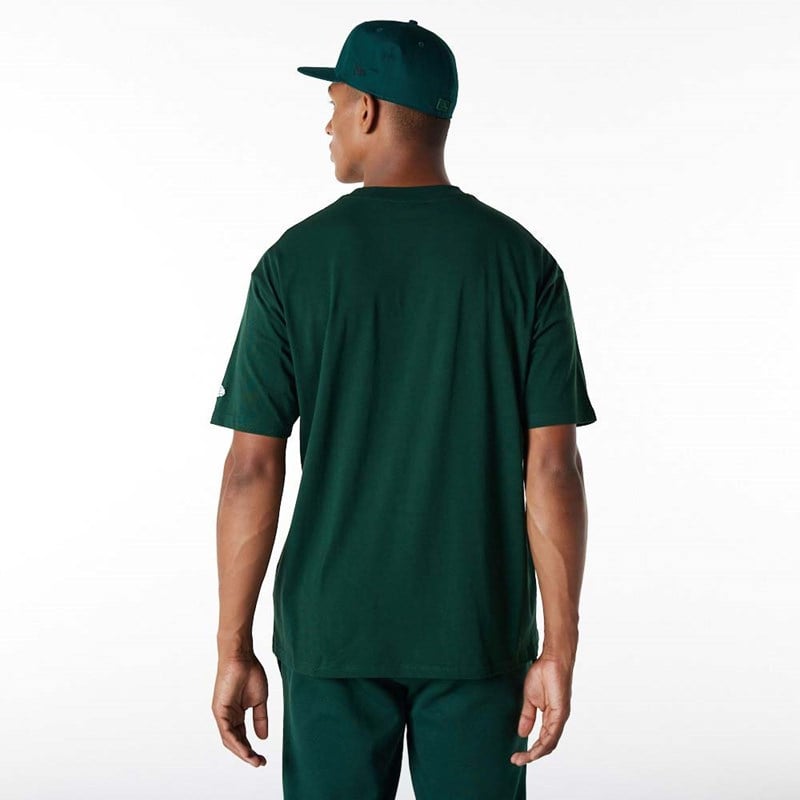 Camiseta New Era New York Yankees Essentials Oversized Verdes | UW0827315