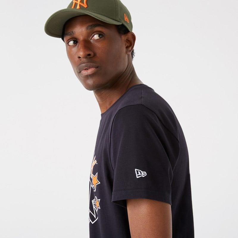 Camiseta New Era New York Yankees Estampados Azules | IS6154937