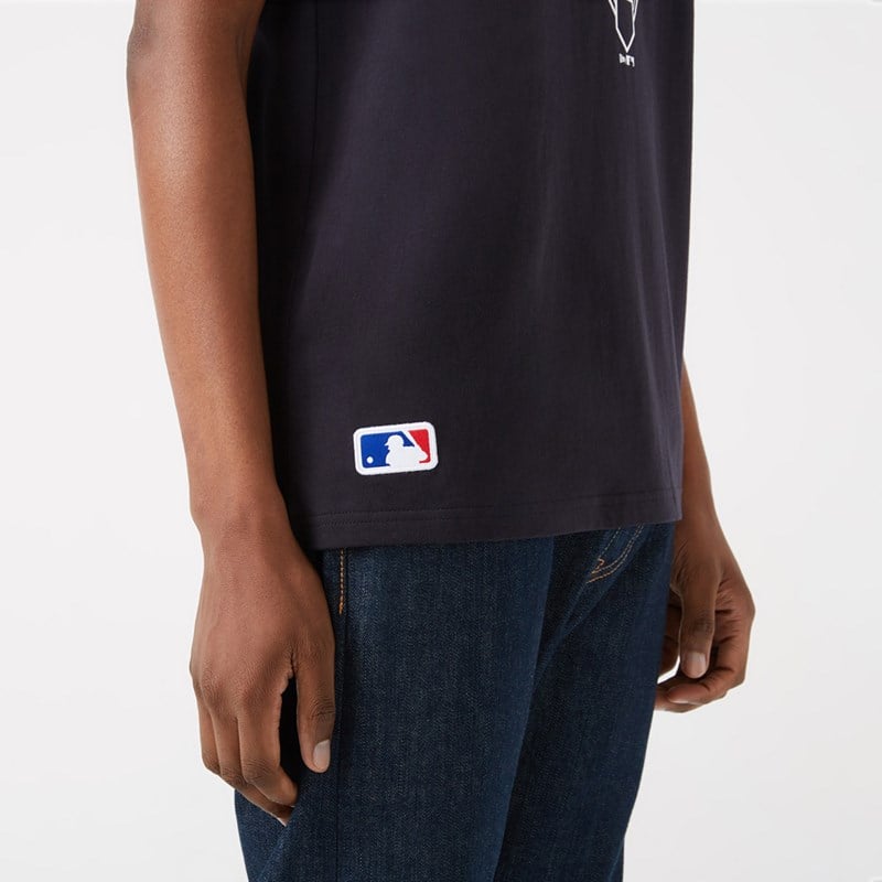 Camiseta New Era New York Yankees Estampados Azules | IS6154937