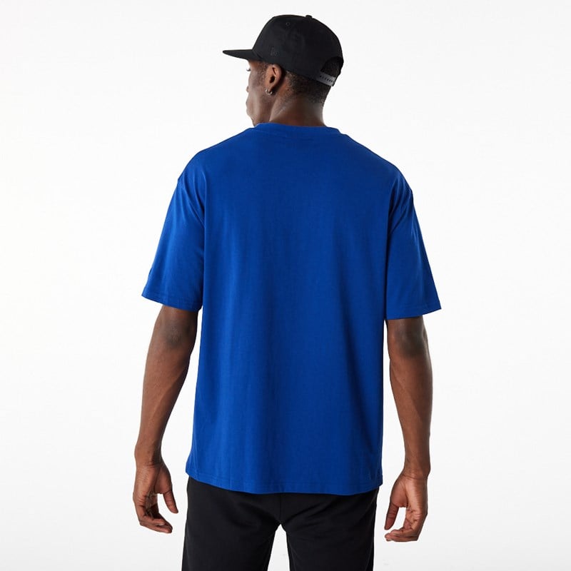 Camiseta New Era New York Yankees League Essential Oversized Azules | GI8164759