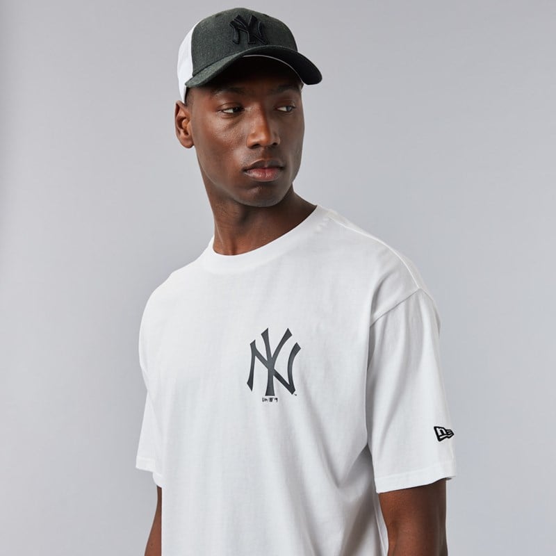 Camiseta New Era New York Yankees Logo Blancos | TG9180254