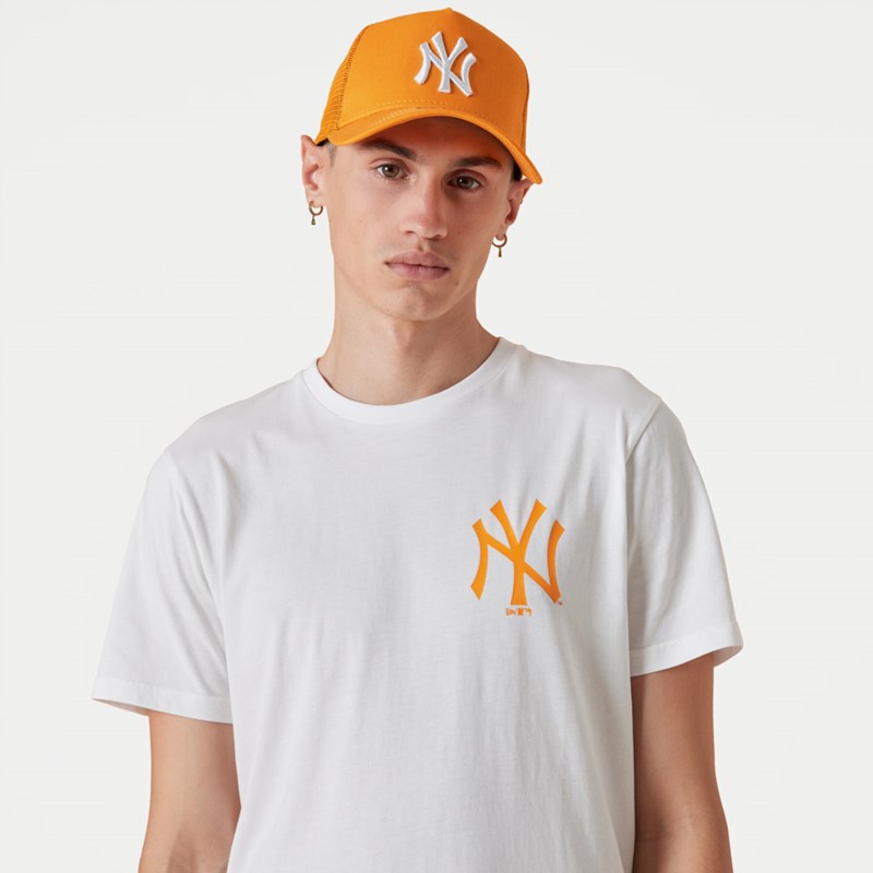 Camiseta New Era New York Yankees MLB League Essential Blancos | GO6748315