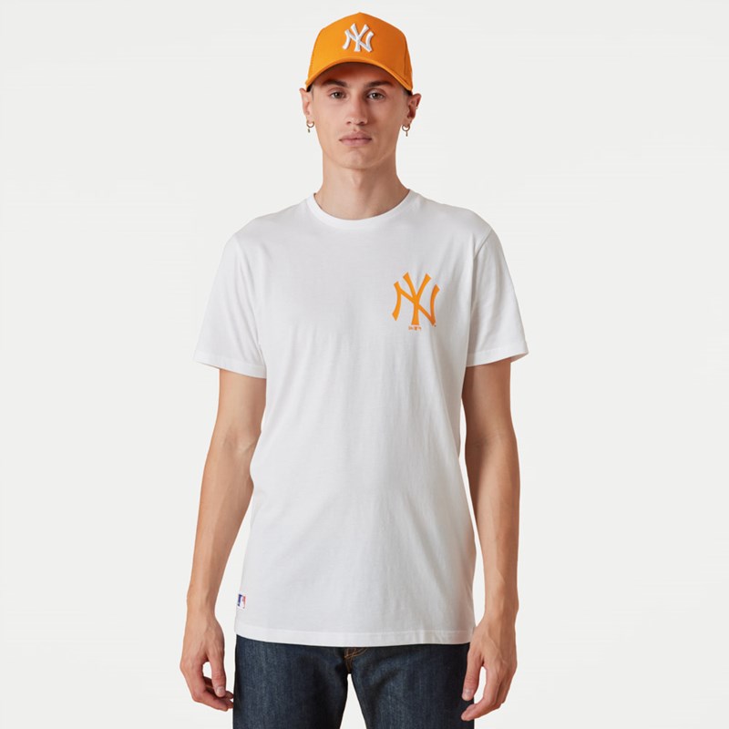 Camiseta New Era New York Yankees MLB League Essential Blancos | GO6748315