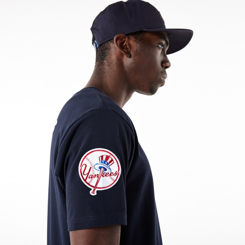 Camiseta New Era New York Yankees MLB Logo Select Azules | KQ4792810