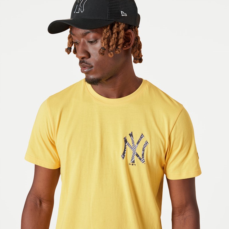 Camiseta New Era New York Yankees MLB Team Logo Amarillos | OK7328641