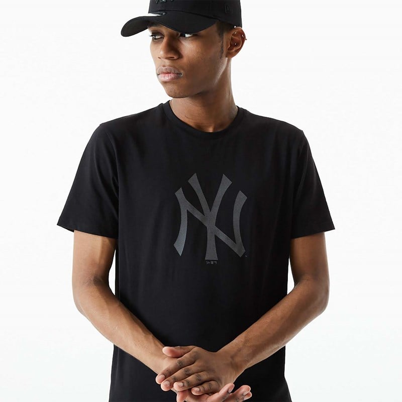 Camiseta New Era New York Yankees Reflective Print Negros | SK7493658