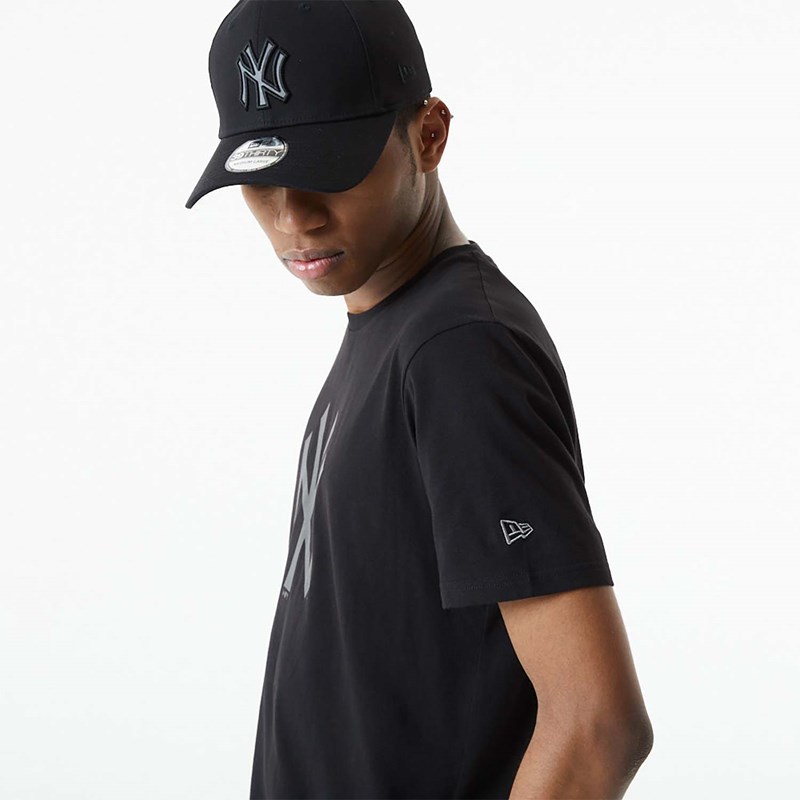 Camiseta New Era New York Yankees Reflective Print Negros | SK7493658