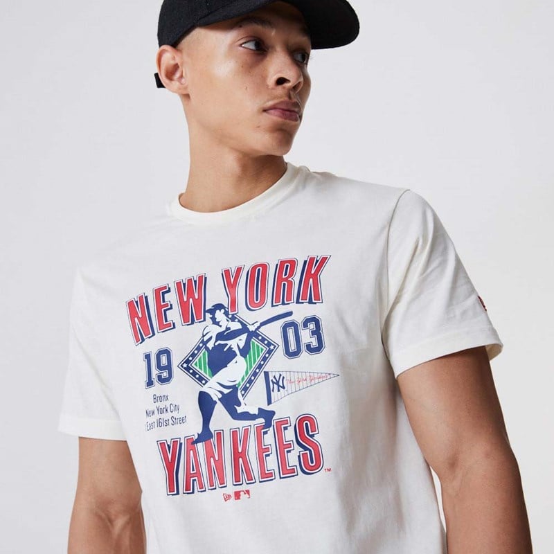 Camiseta New Era New York Yankees Stadium Blancos | ZH5743928