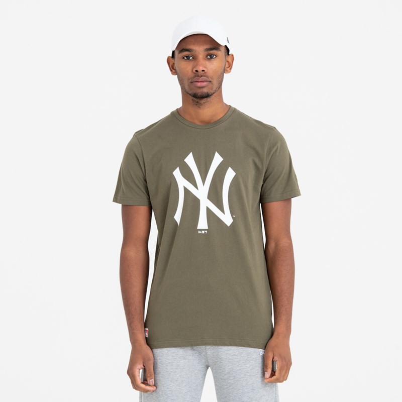 Camiseta New Era New York Yankees Team Logo Verdes | EG0219453