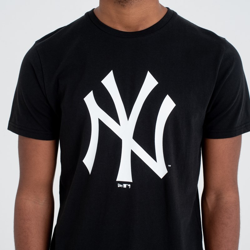 Camiseta New Era New York Yankees Team Logo Negros | FW6378091